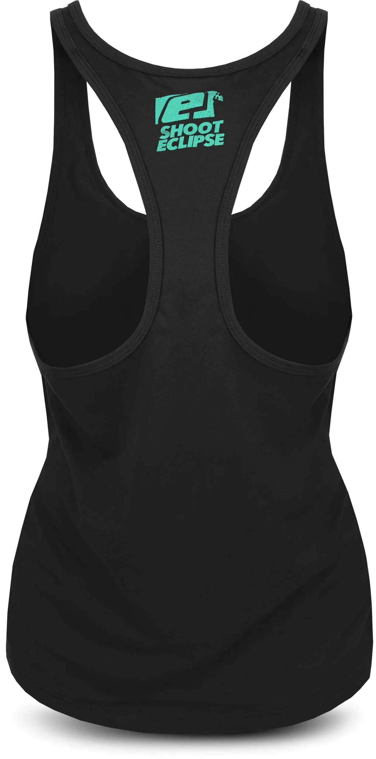 Eclipse Girls Racer Vest Black Mint/Coral