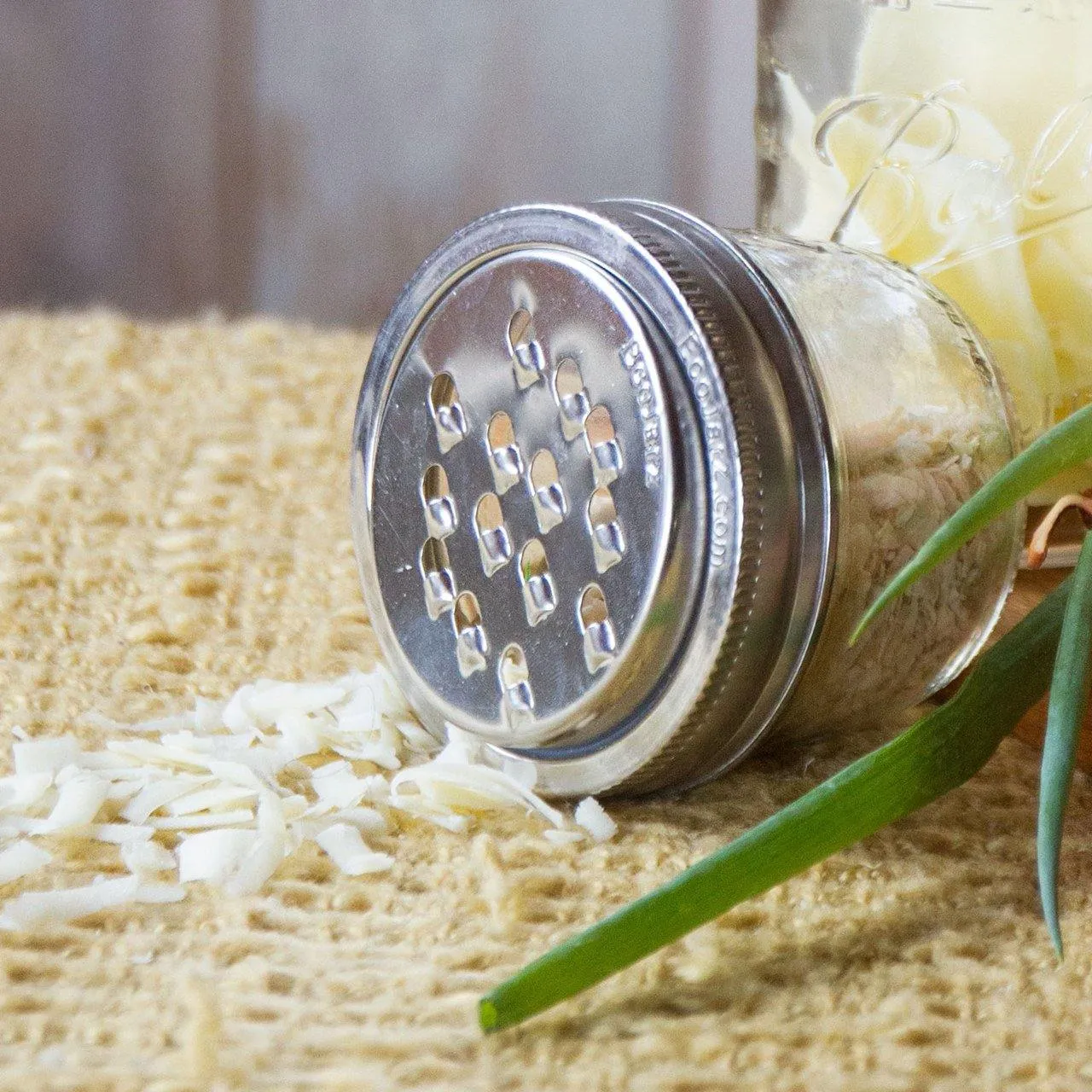 EcoJarz Cheese Grater Lid Wide Mouth