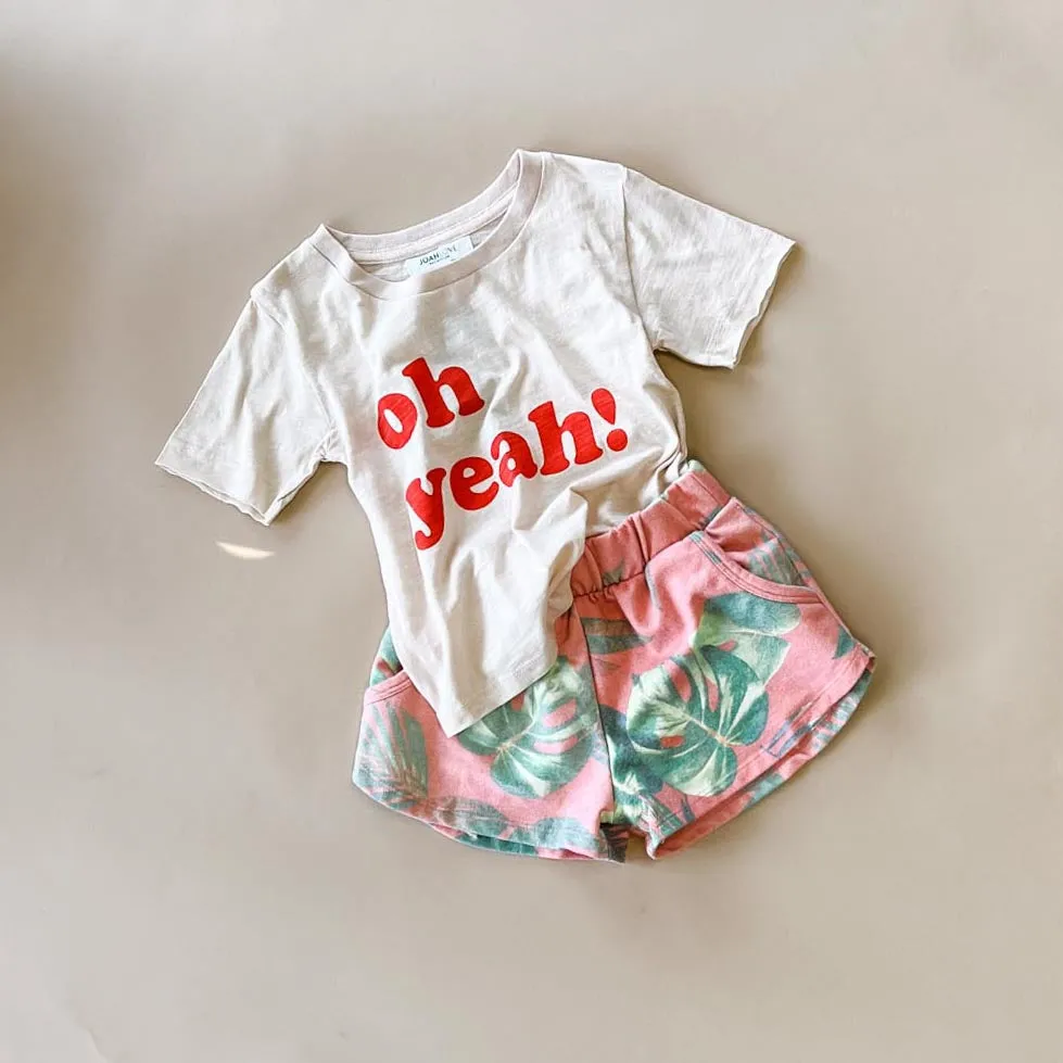 Enzo-Yeah Tee | Blush
