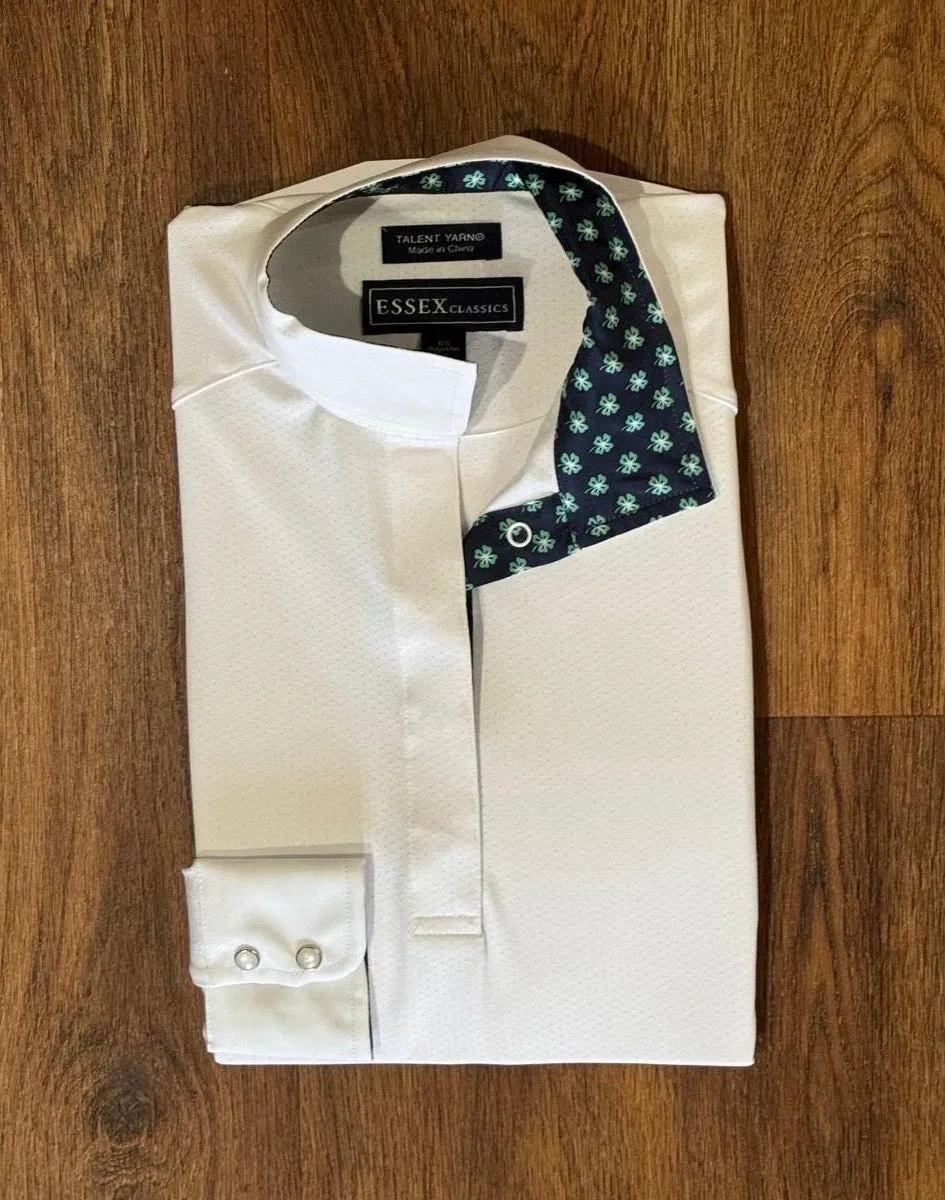 Essex Classics Talent Yarn Long Sleeve Show Shirt with Straight Collar