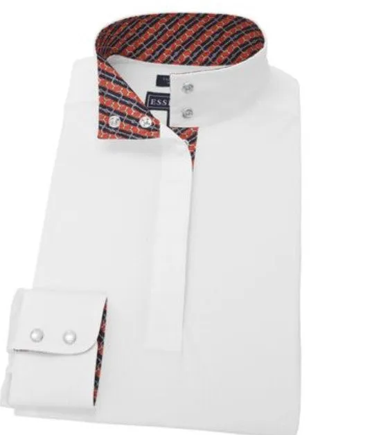 Essex Classics Talent Yarn Long Sleeve Show Shirt with Straight Collar