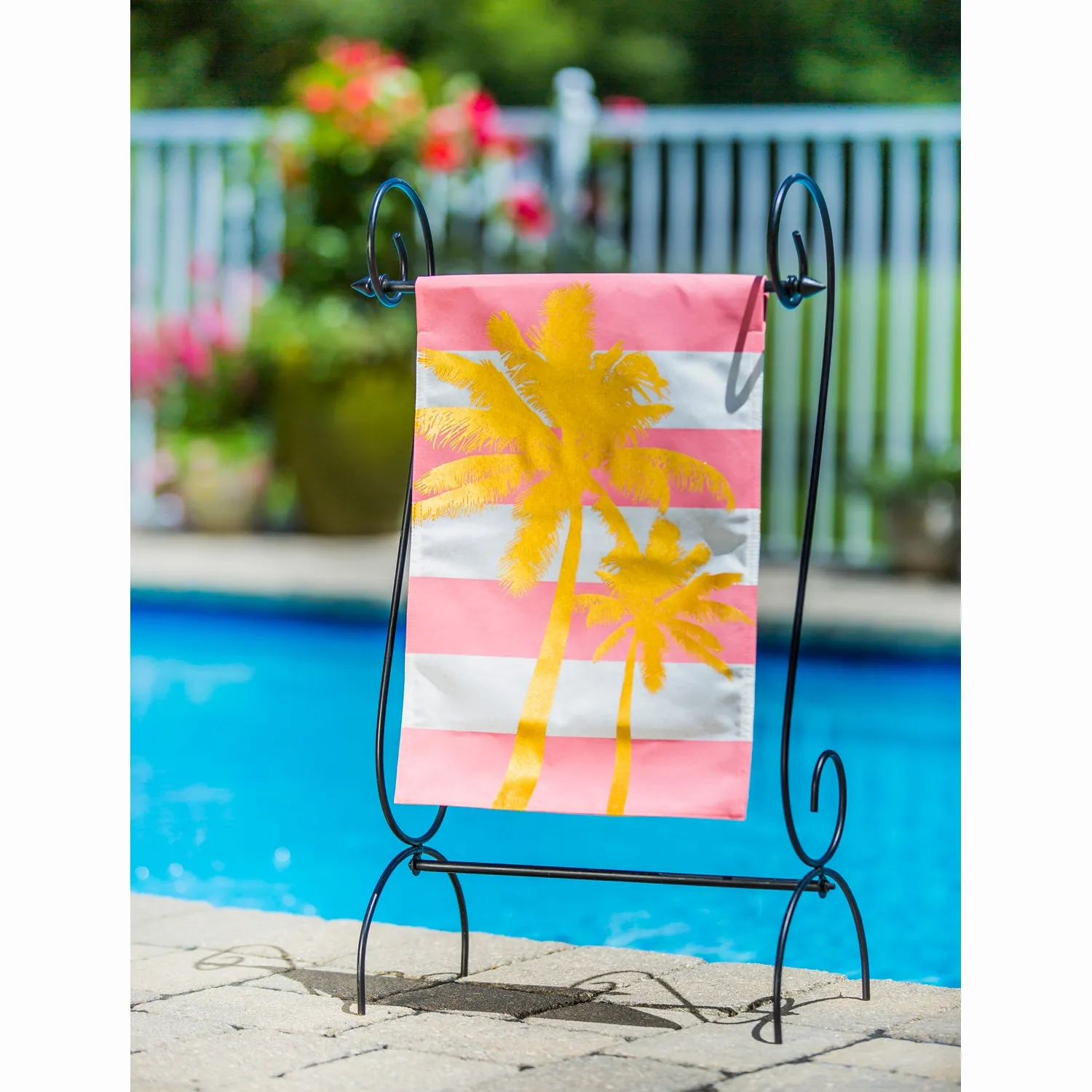 Estate Scroll Garden Size Flag Stand,20035