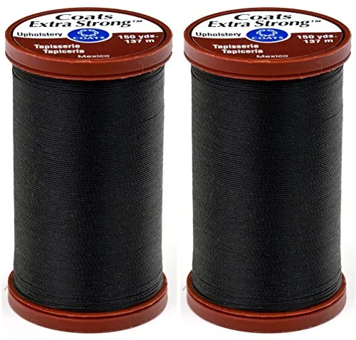 Extra Strong Upholstery Thread 150yd-Black