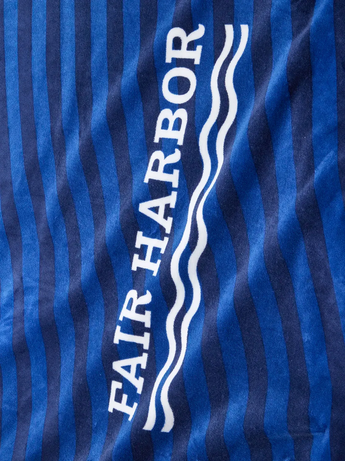 FH Organic Beach Towel | Navy Waves