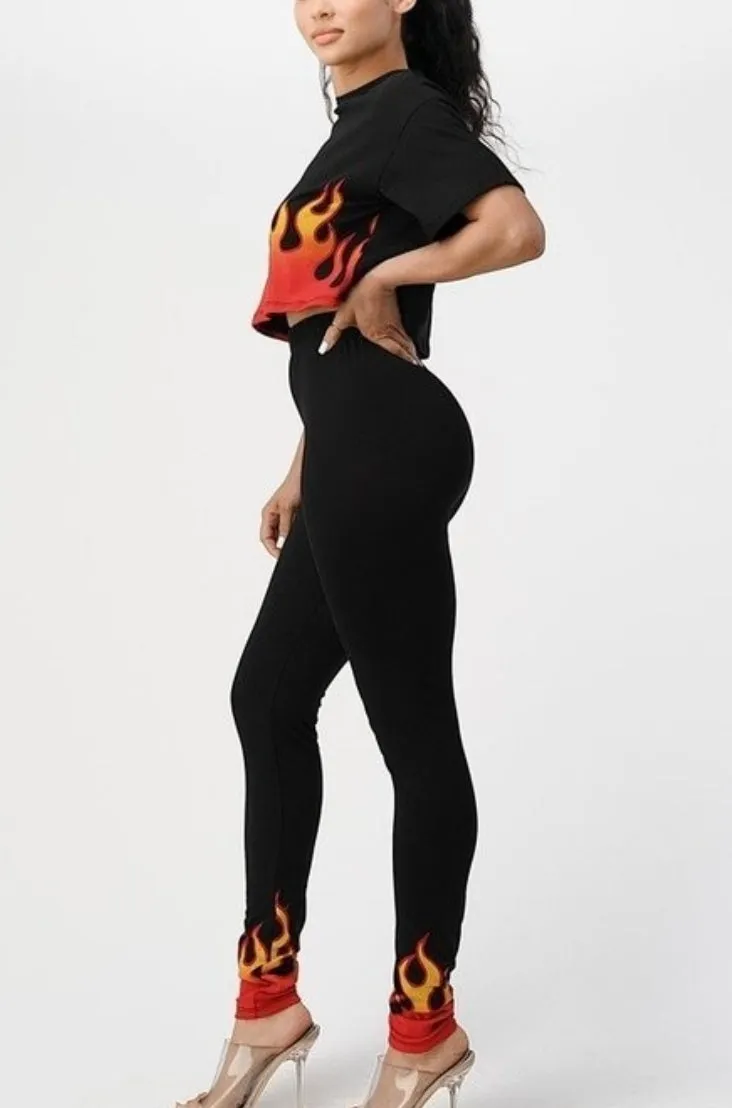 Fire Me Pant set