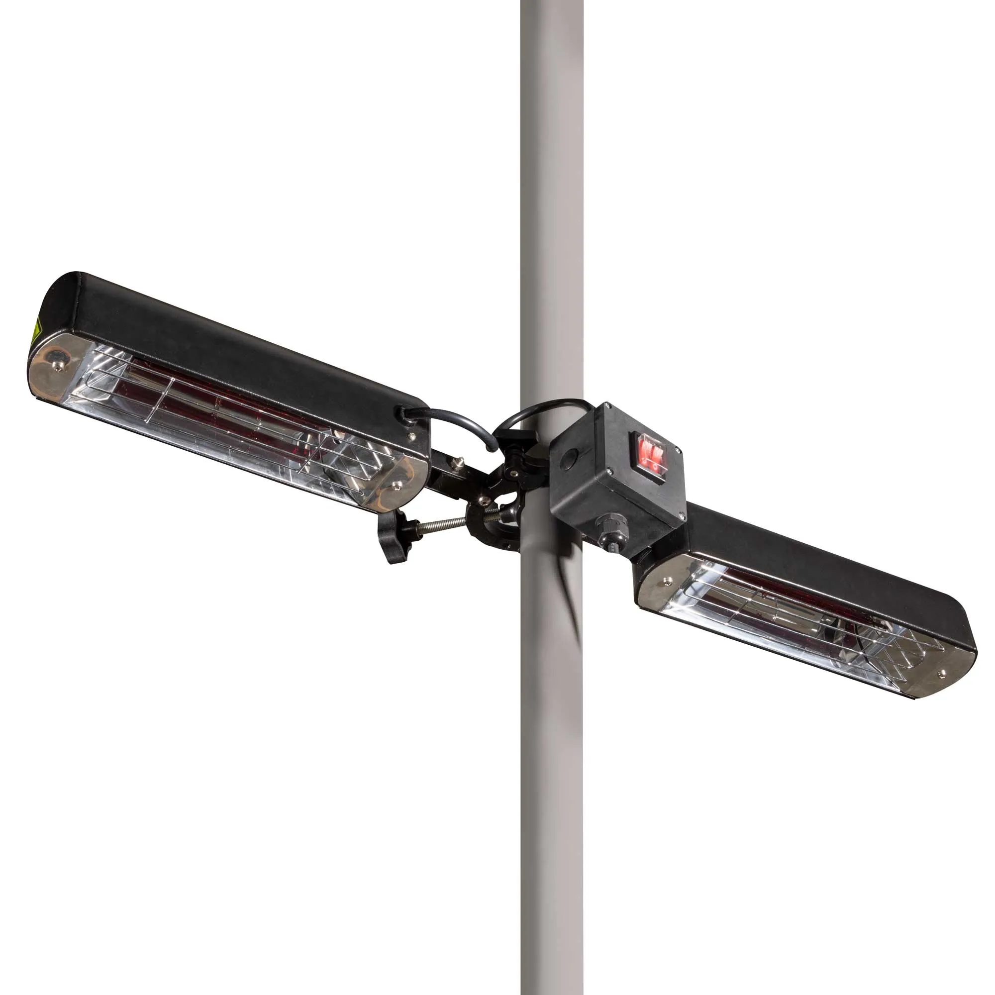 Folding Parasol/Gazebo/Patio Outdoor Infrared Heater, Two Panels - 1600W - DG176