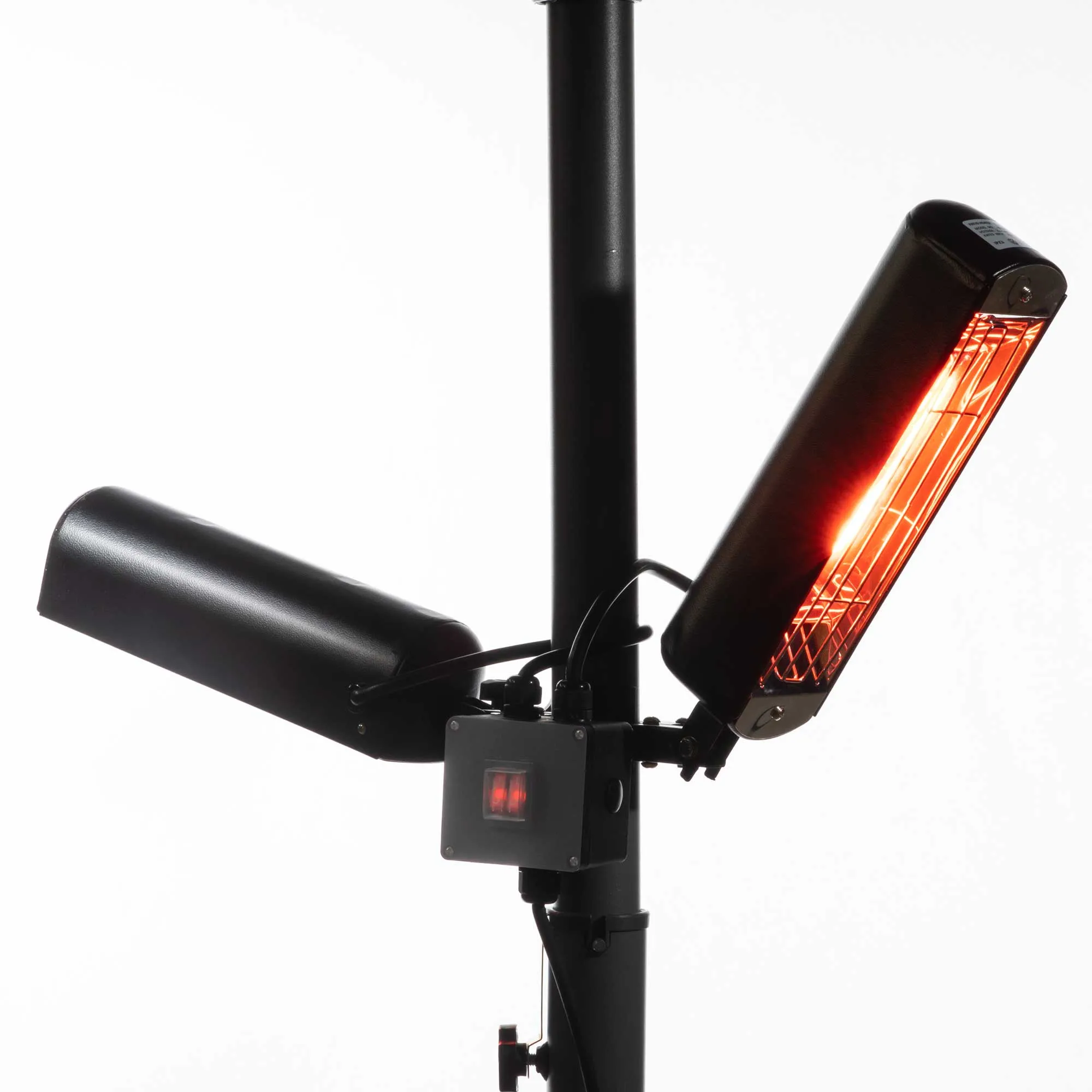 Folding Parasol/Gazebo/Patio Outdoor Infrared Heater, Two Panels - 1600W - DG176