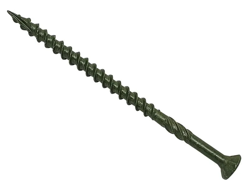 ForgeFix Spectre Advanced Deck PZ Compatible Screw CSK Green 4.5 x 75mm Box 200