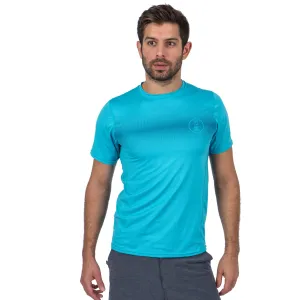 Fourth Element Men's Hydro-T UPF50  Rash Top Short Sleeve Azure Blue