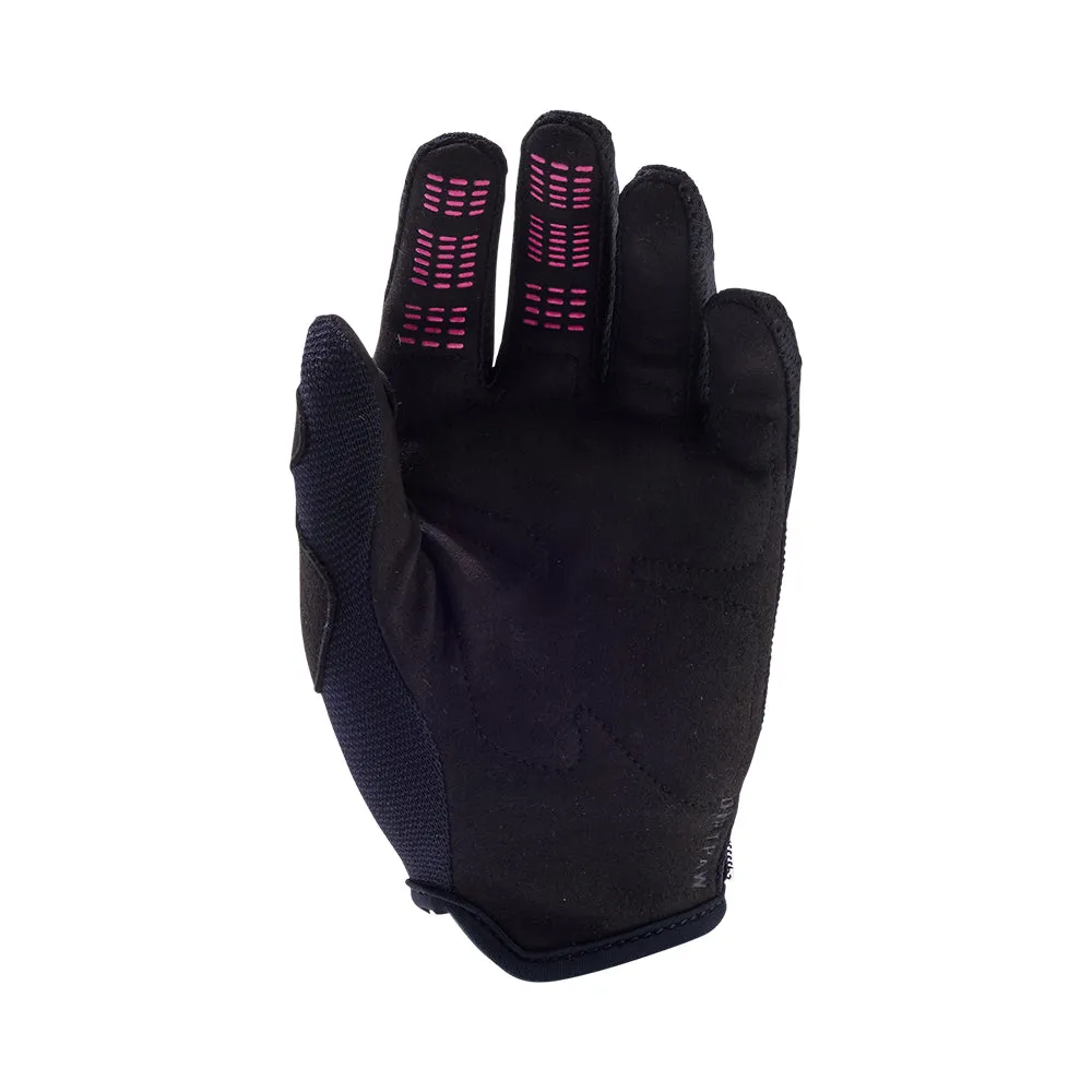 FOX KIDS DIRTPAW GLOVES [BLACK/PINK]