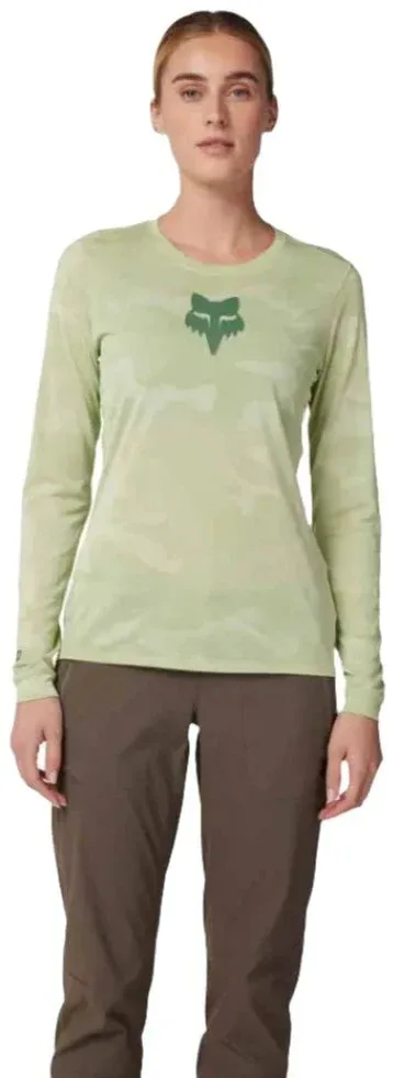 Fox WOMENS RANGER TRU DRI LS JERSEY - Cactus