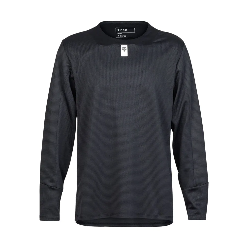 Fox Youth Defend Ls Jersey - Black