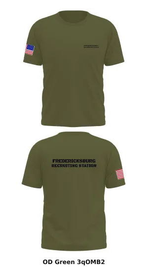 Fredericksburg Recruiting station Store 1 Core Men's SS Performance Tee - 3qOMB2
