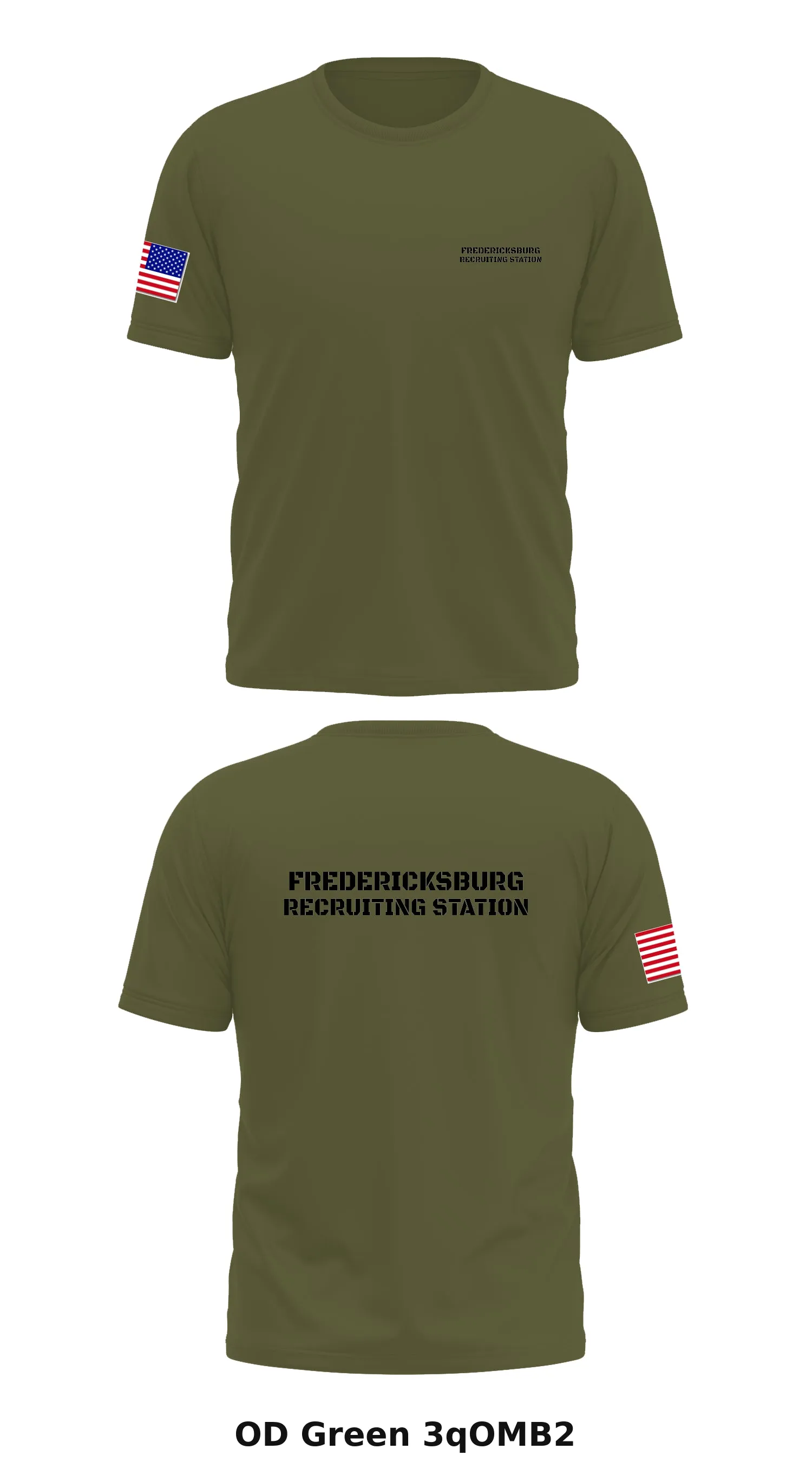 Fredericksburg Recruiting station Store 1 Core Men's SS Performance Tee - 3qOMB2