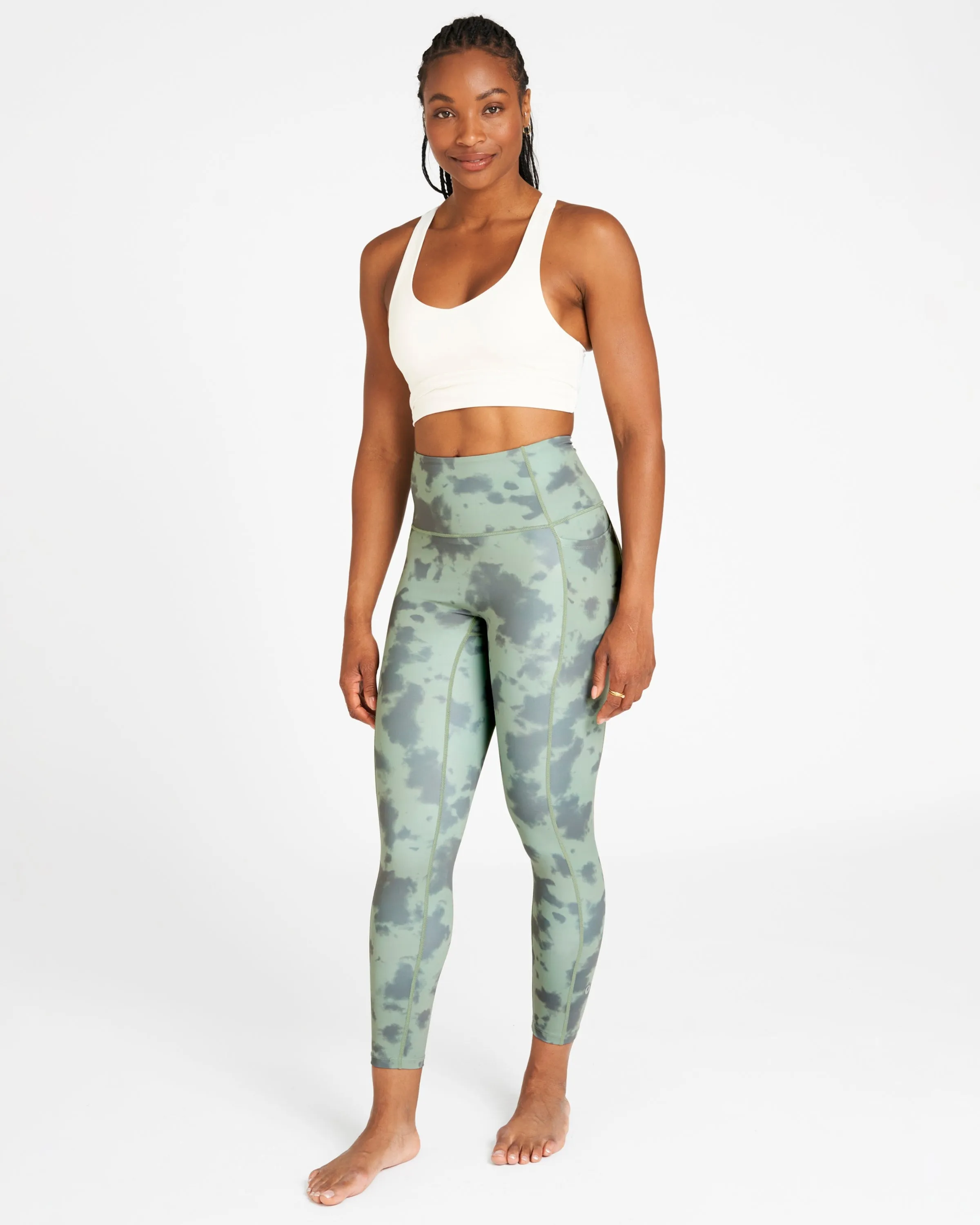 FreeMove 7/8 Leggings Lilypad Tie Dye