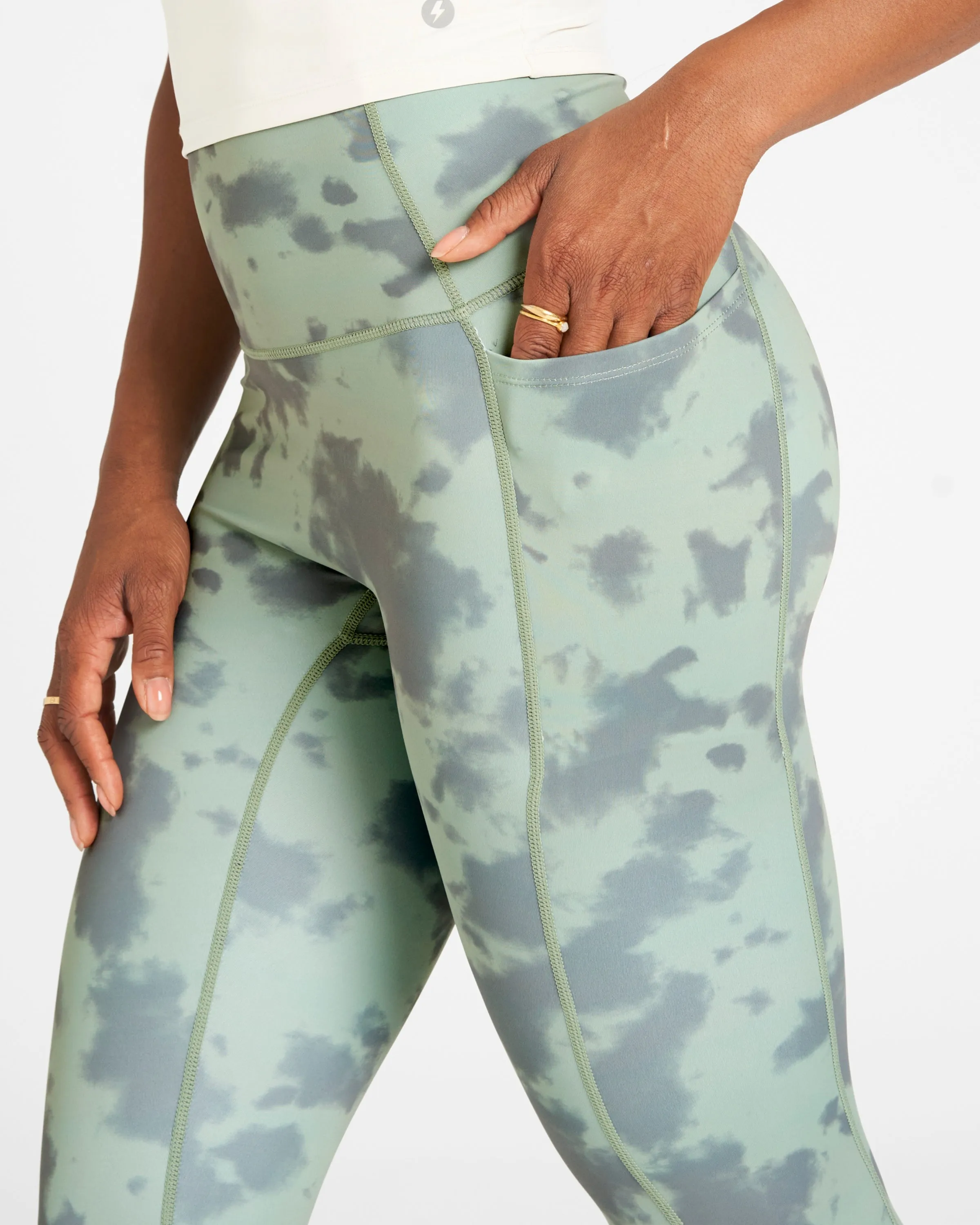 FreeMove 7/8 Leggings Lilypad Tie Dye