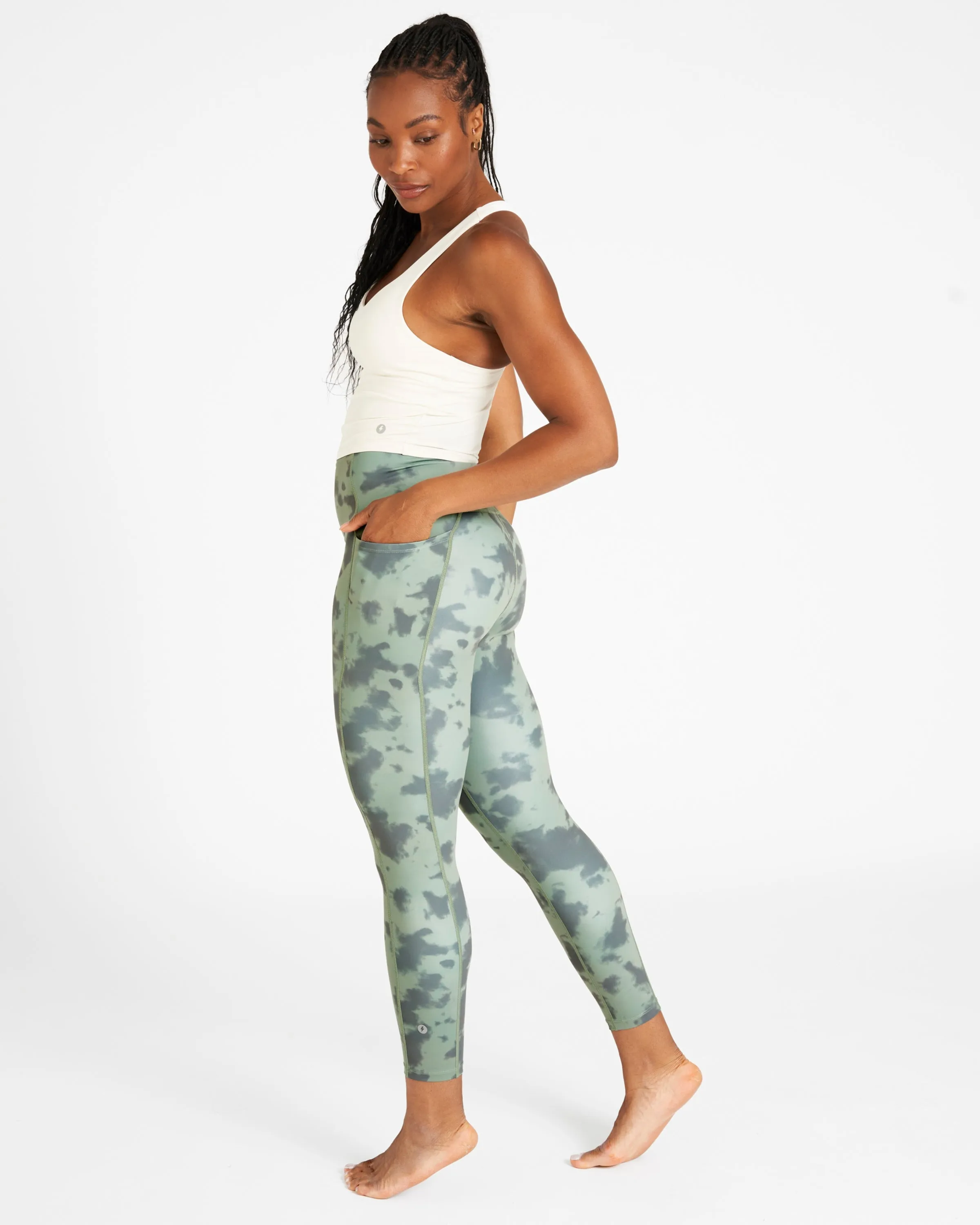 FreeMove 7/8 Leggings Lilypad Tie Dye