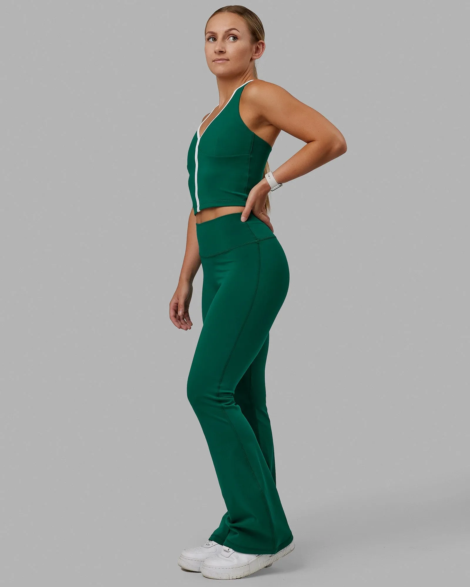 Fusion Everyday Flared Tights Petite - Malachite