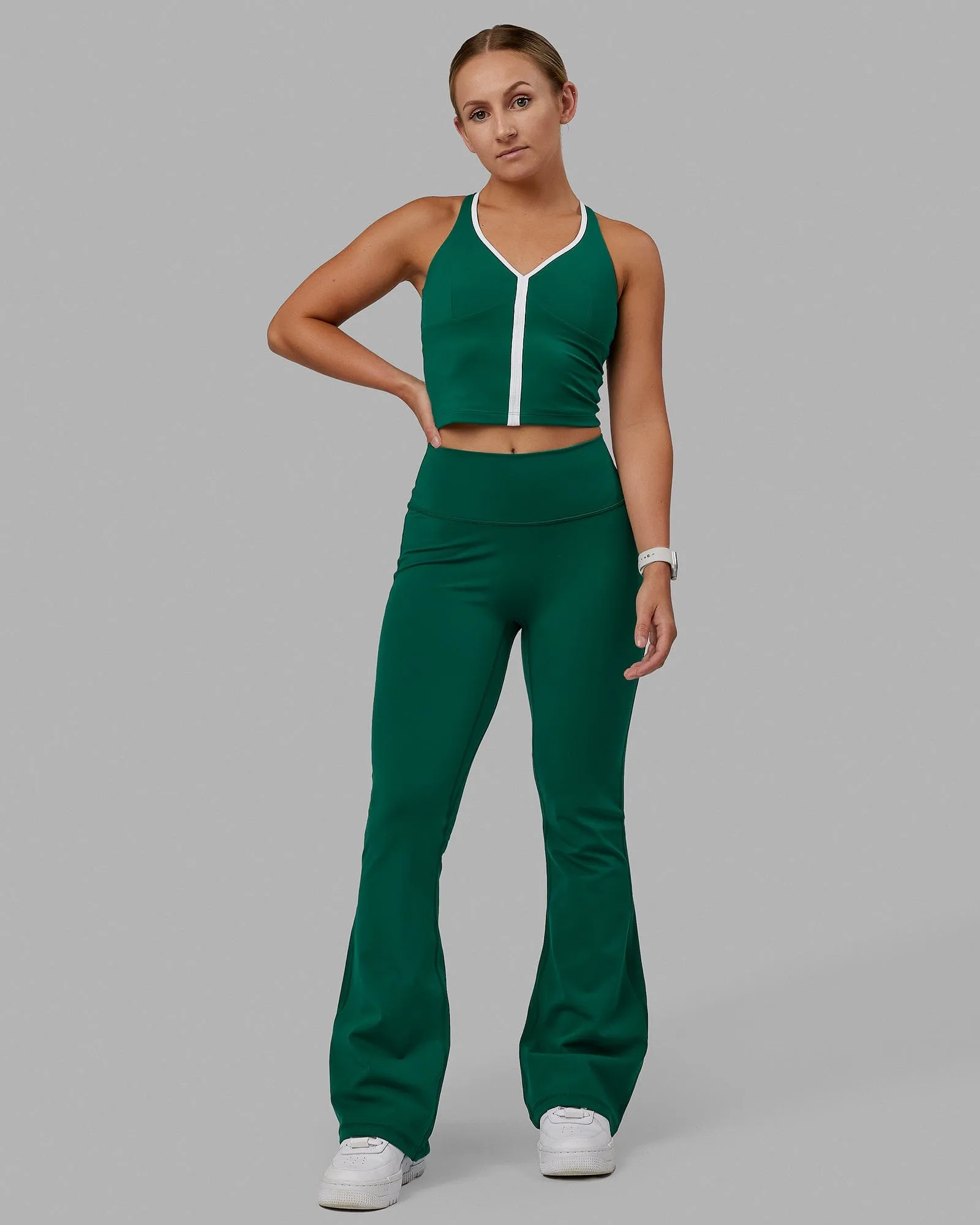Fusion Everyday Flared Tights Petite - Malachite