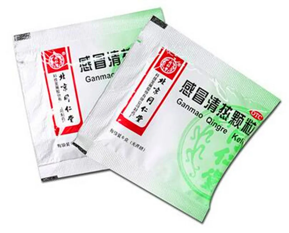 Ganmao Qingre Keli (6g*10 packets Free Sugar type) Gan Mao Qing Re Ke Li Herbal remedy for common cold curing 感冒清热颗粒(无糖) TongRenTang