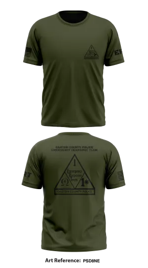 Gaston County Police Emergency Response Team Store 1 Core Men's SS Performance Tee - PSD8Ne