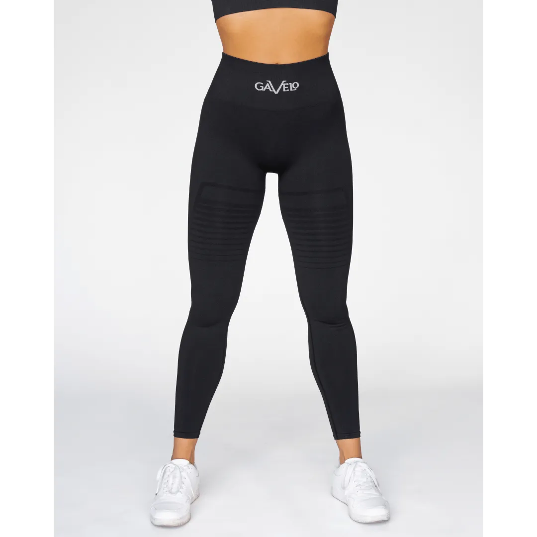 Gavelo Seamless Black Tights