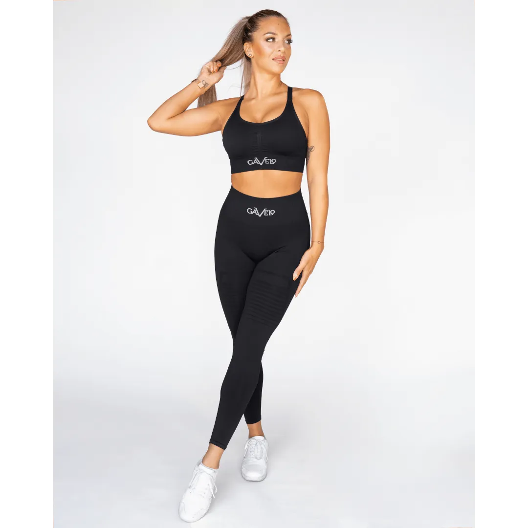 Gavelo Seamless Black Tights