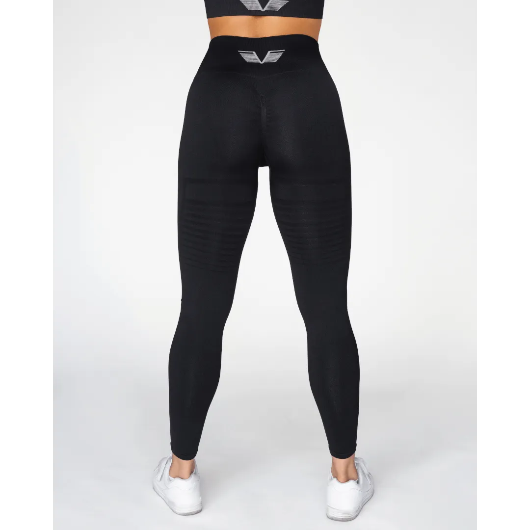 Gavelo Seamless Black Tights