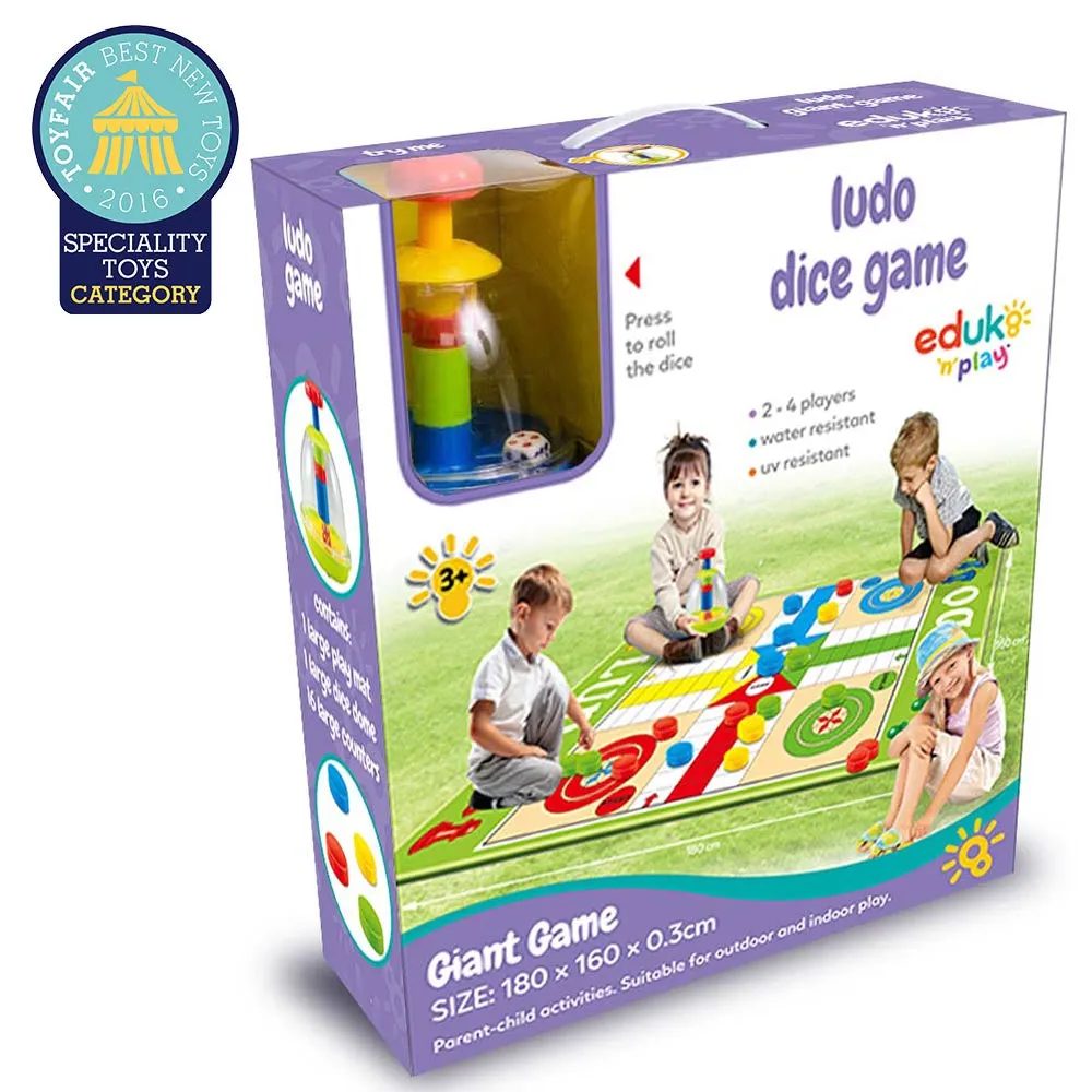 Giant Indoor/Outdoor Ludo Dice Game