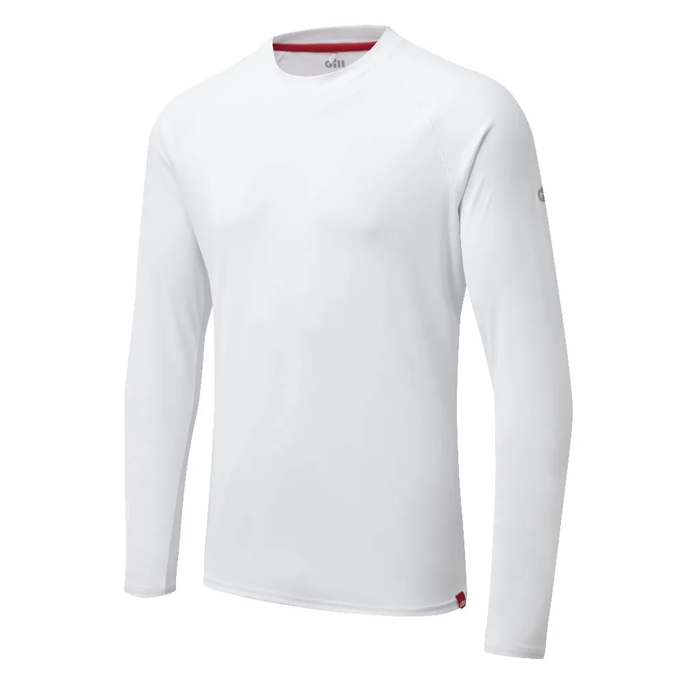 Gill Men's UV Tec Long Sleeve Tee White