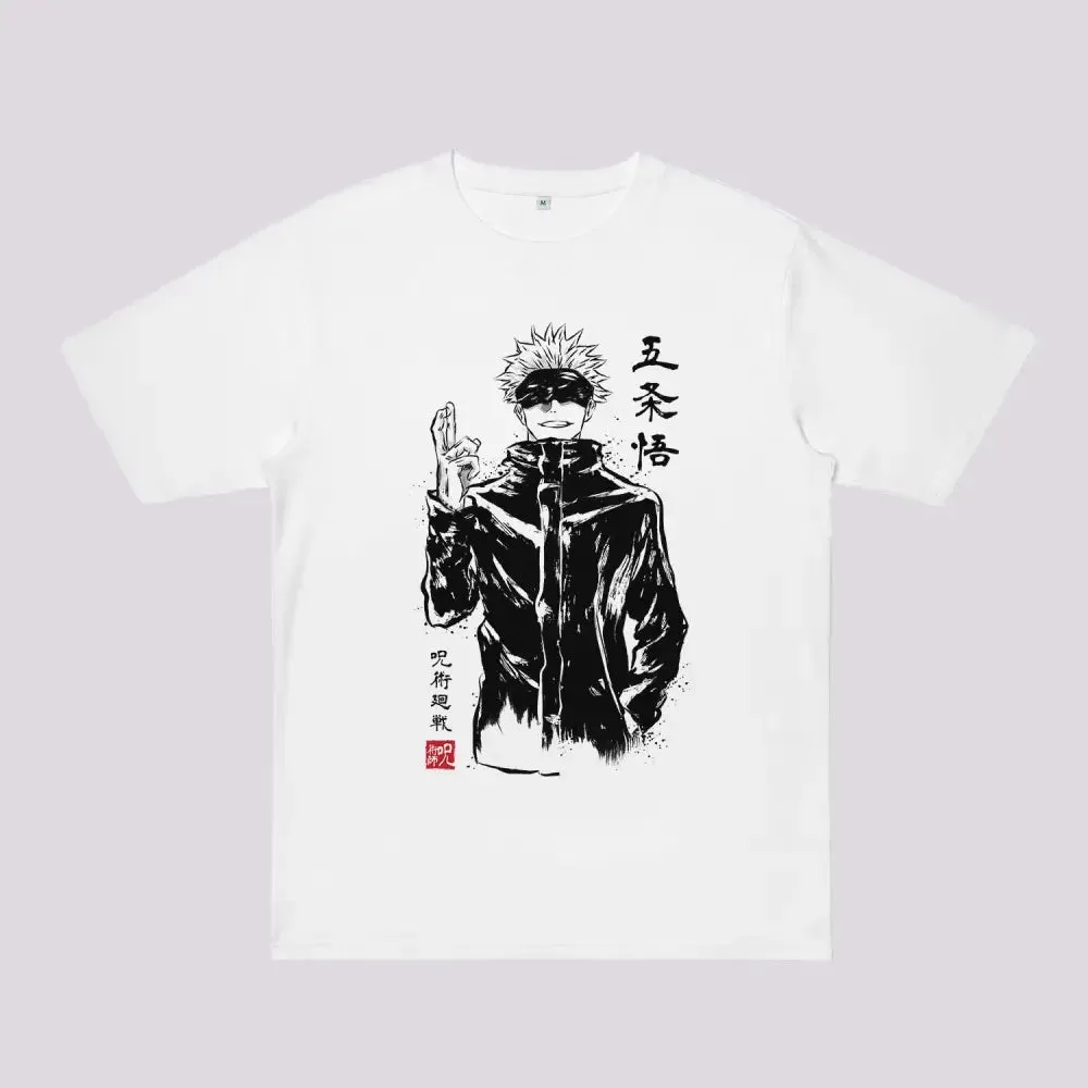 Gojo Sumi-e Oversized T-Shirt