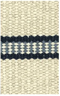 Hampton Indoor/Outdoor PVC Rug - Dalarna Tara Navy