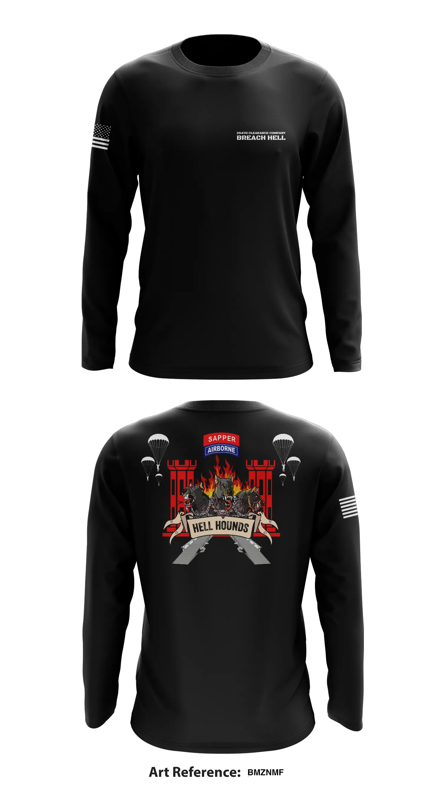 Hell Hounds  Store 1 Core Men's LS Performance Tee - bMZNmF