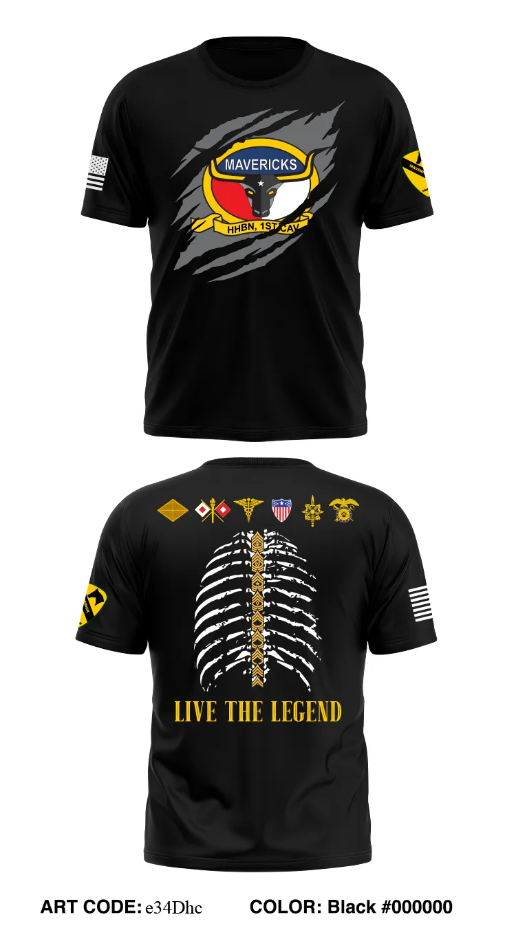 HHBN, 1st Cavalry Division  Store 1 Core Men's SS Performance Tee - e34Dhc