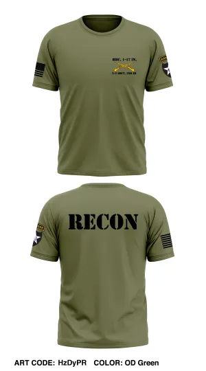 HHC, 1-17 IN, 2-2 SBCT, 2nd ID Store 1 Core Men's SS Performance Tee - HzDyPR