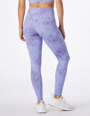 High Waist Pure Legging: Lilac Tie-Dye