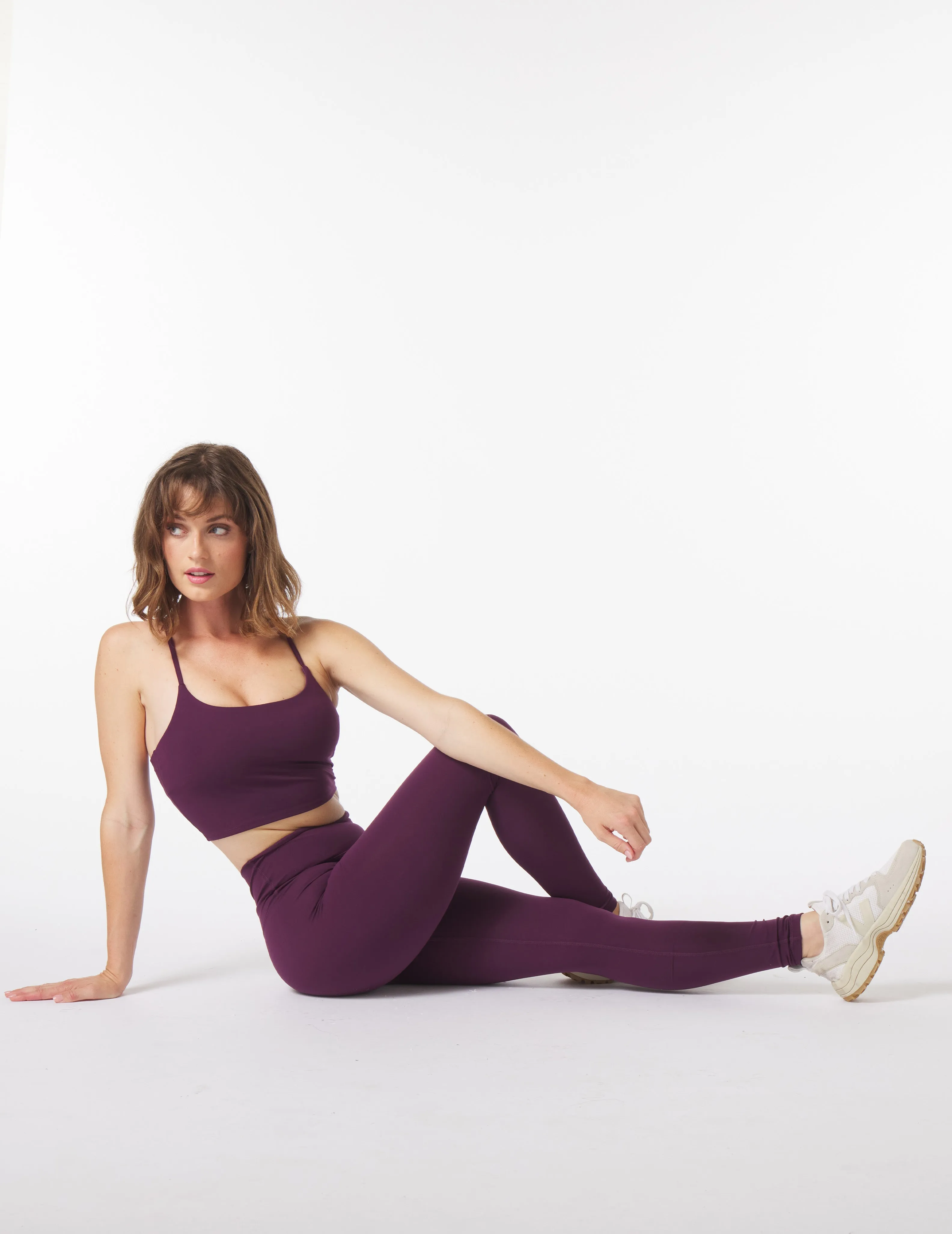 High Waist Pure Legging: Mulberry