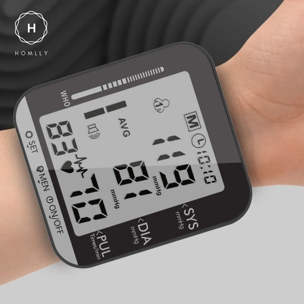Homlly Wrist Blood Pressure Monitor (CE ROHS Approved)