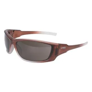 Honeywell A1500 Series Safety Eyewear, Gray Lens, UvextraAF, Matte Brown Frame, S2176X