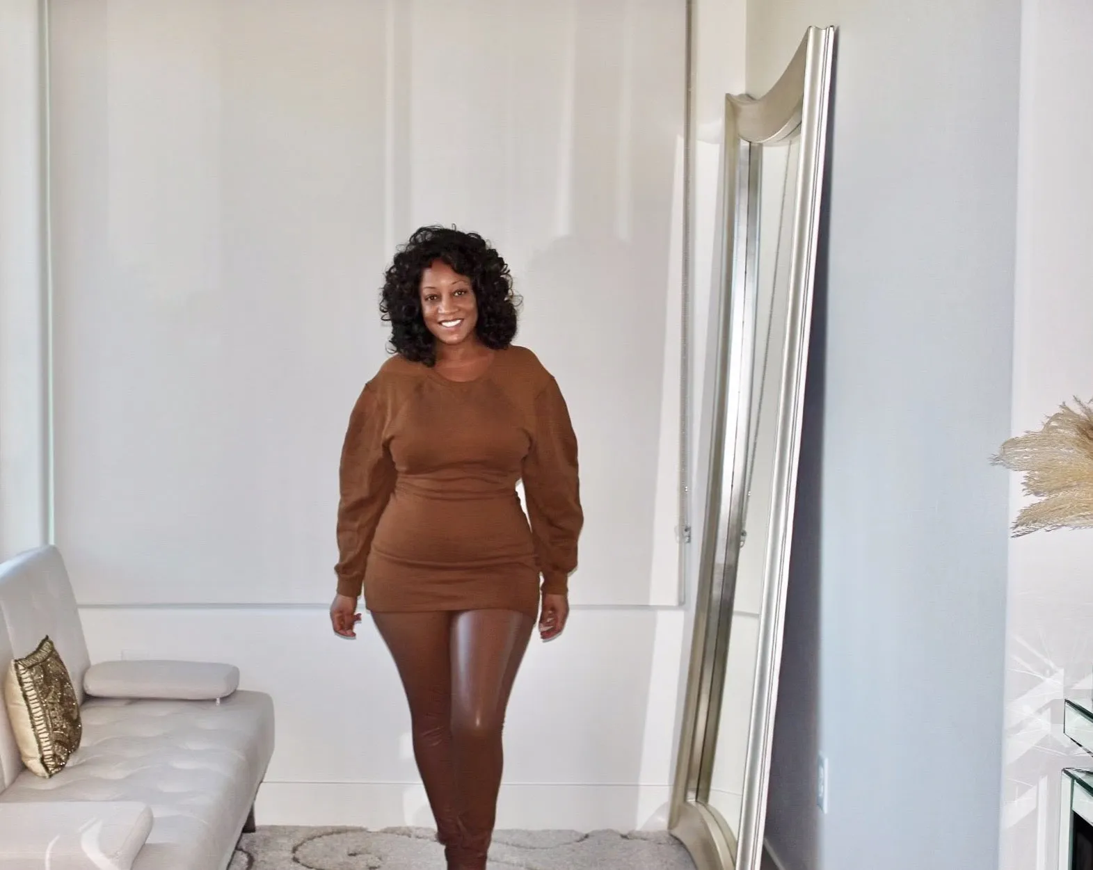 Hourglass Sweatshirt Dress
