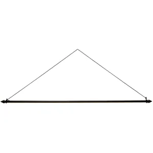 House Size Metal Dowel Flag Hanger,01211a