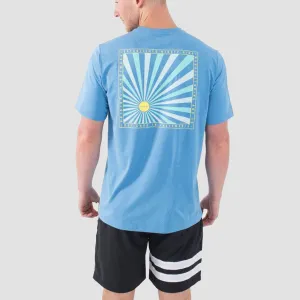 Hurley Everyday Hybrid Upf 50  Lycra T-Shirt Balti Blue