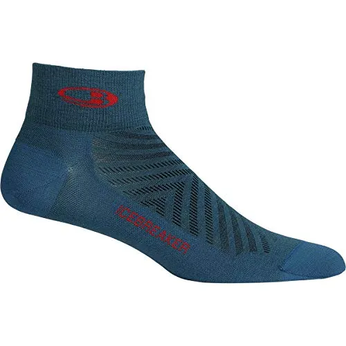 Icebreaker Mens 104213 Merino Wool Ankle Running Socks