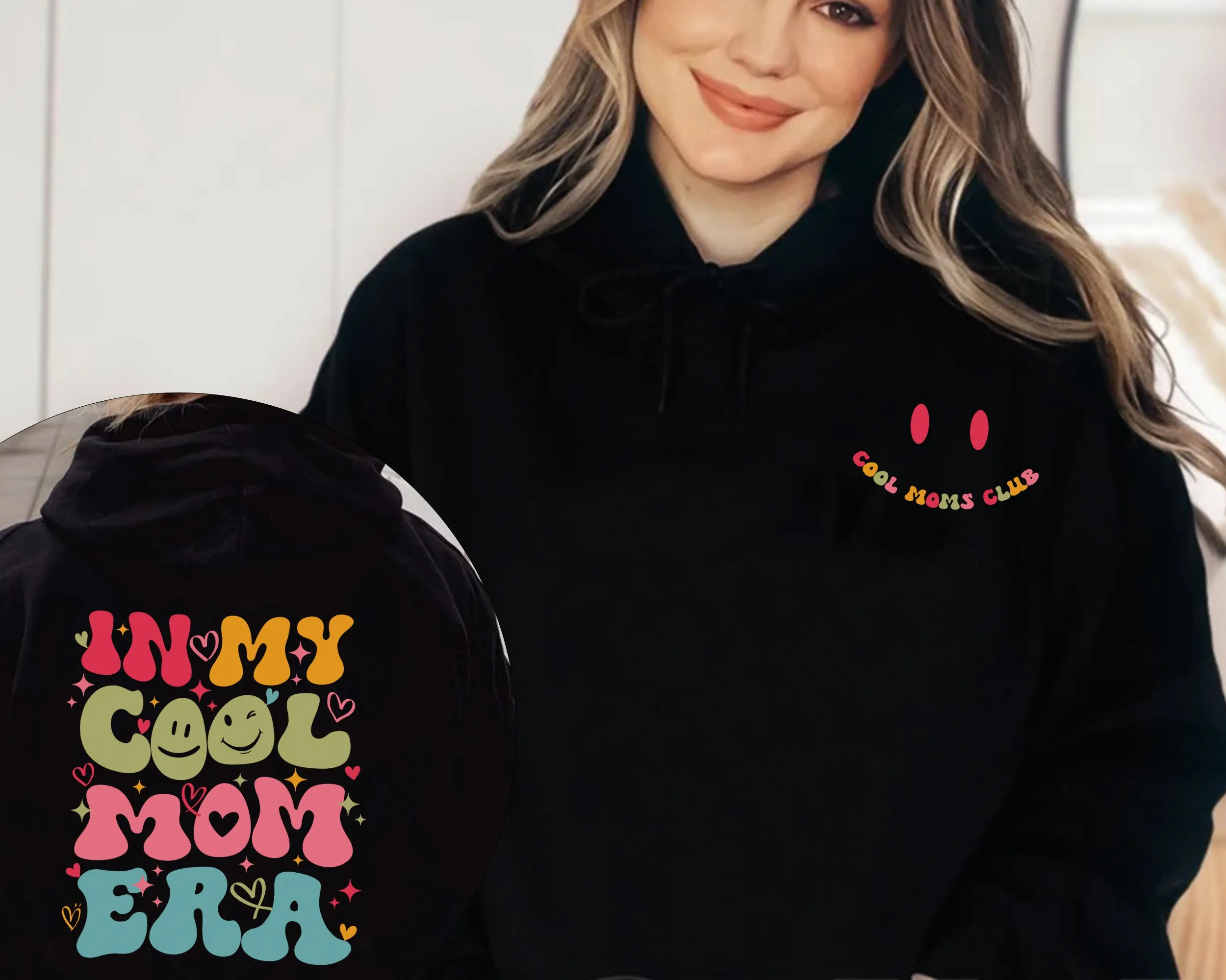 In My Cool Mom Era Hoodie, Cool Moms Club T Shirt, Mama Era Shirt, Mom Shirt Gift, New Mom Shirt, Pregnancy Announcement