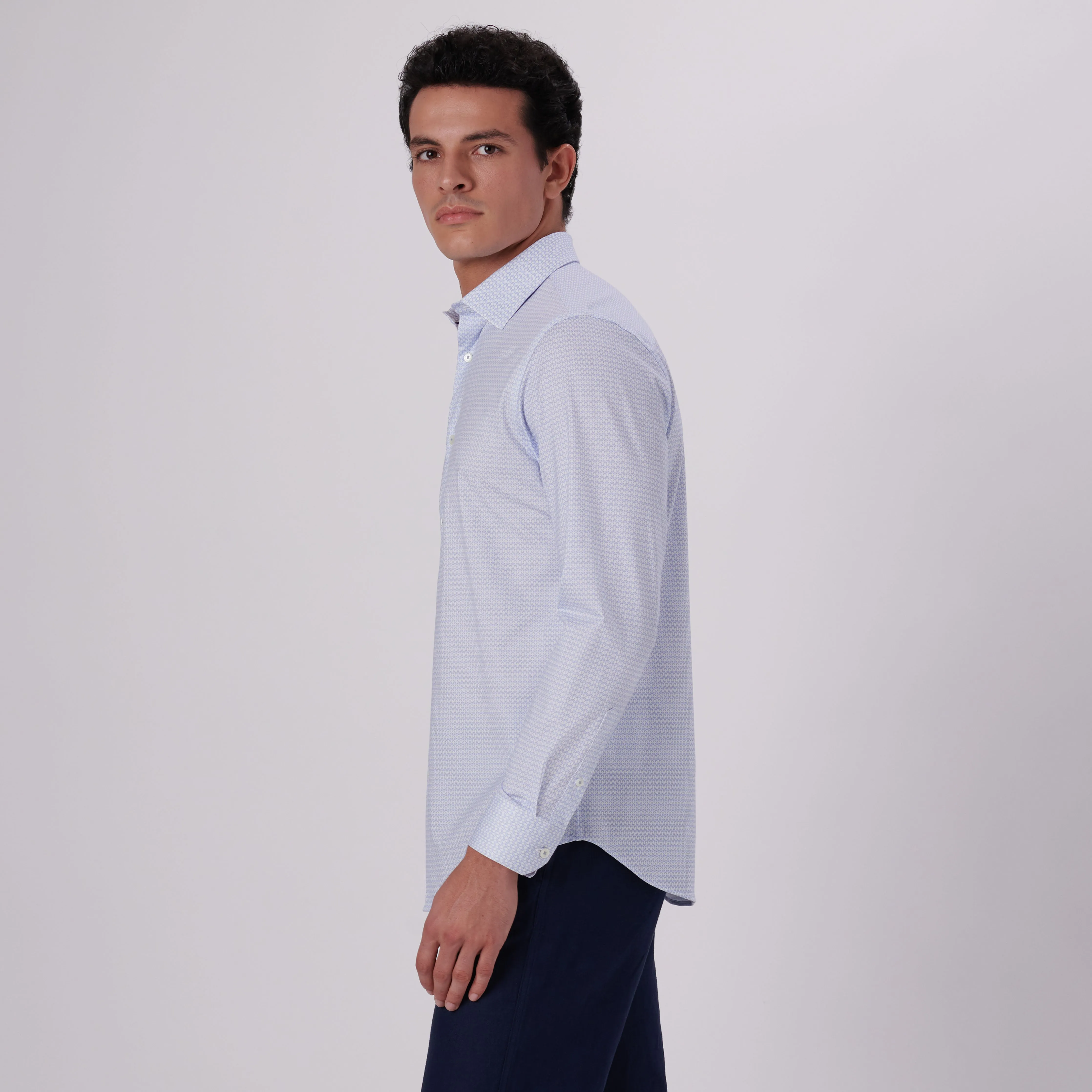 James Chain Link Print OoohCotton Shirt