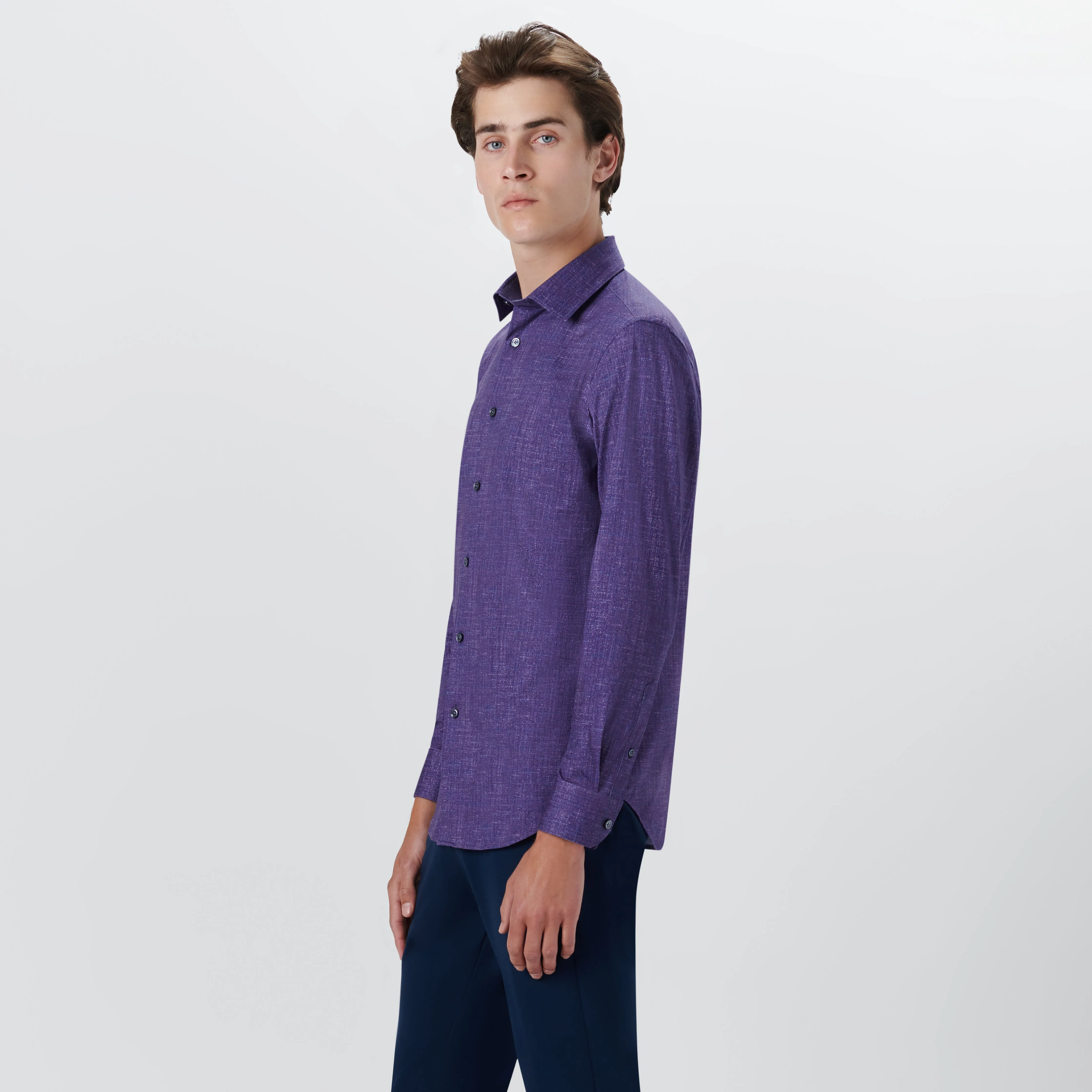 JAMES Chambray Print OoohCotton Shirt