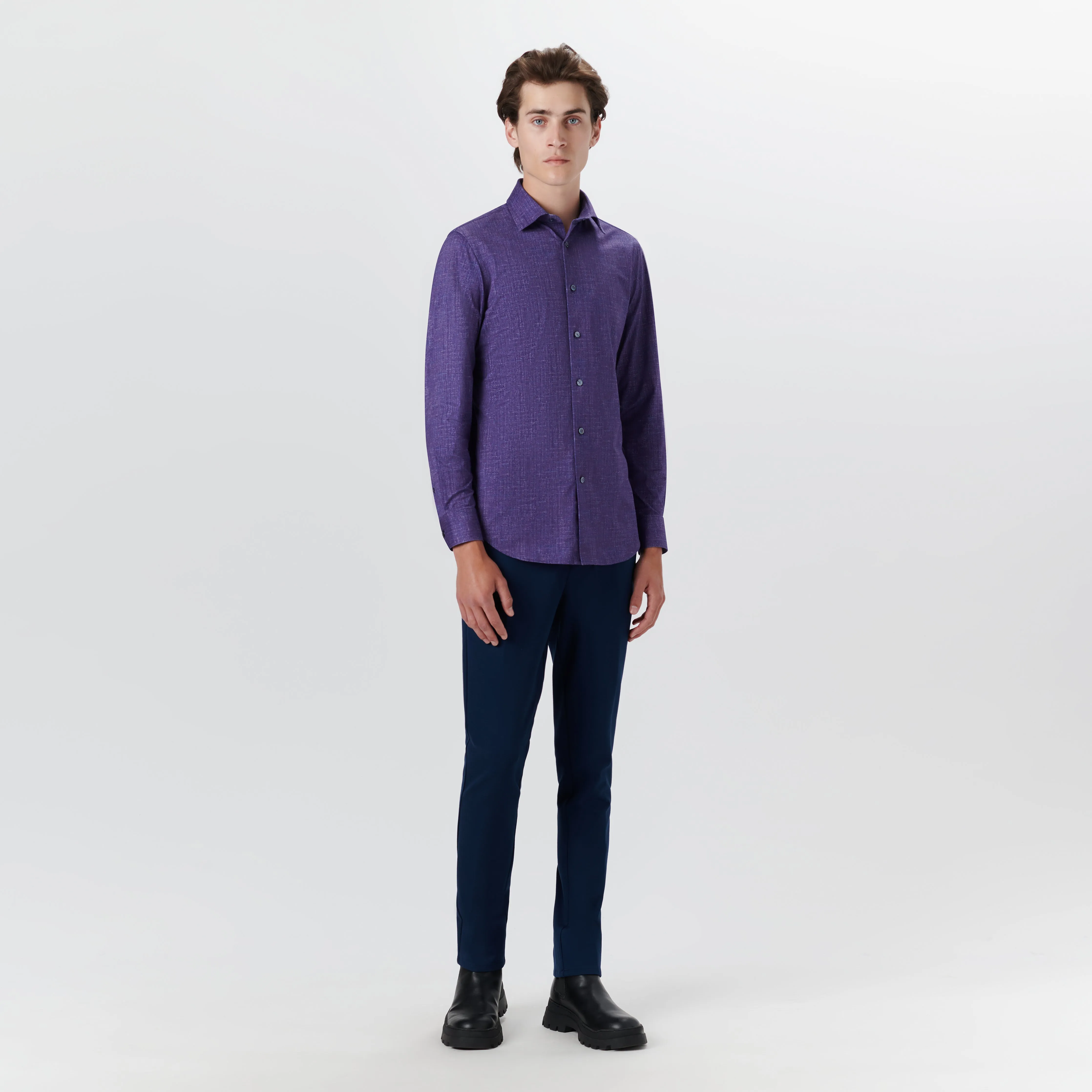 JAMES Chambray Print OoohCotton Shirt