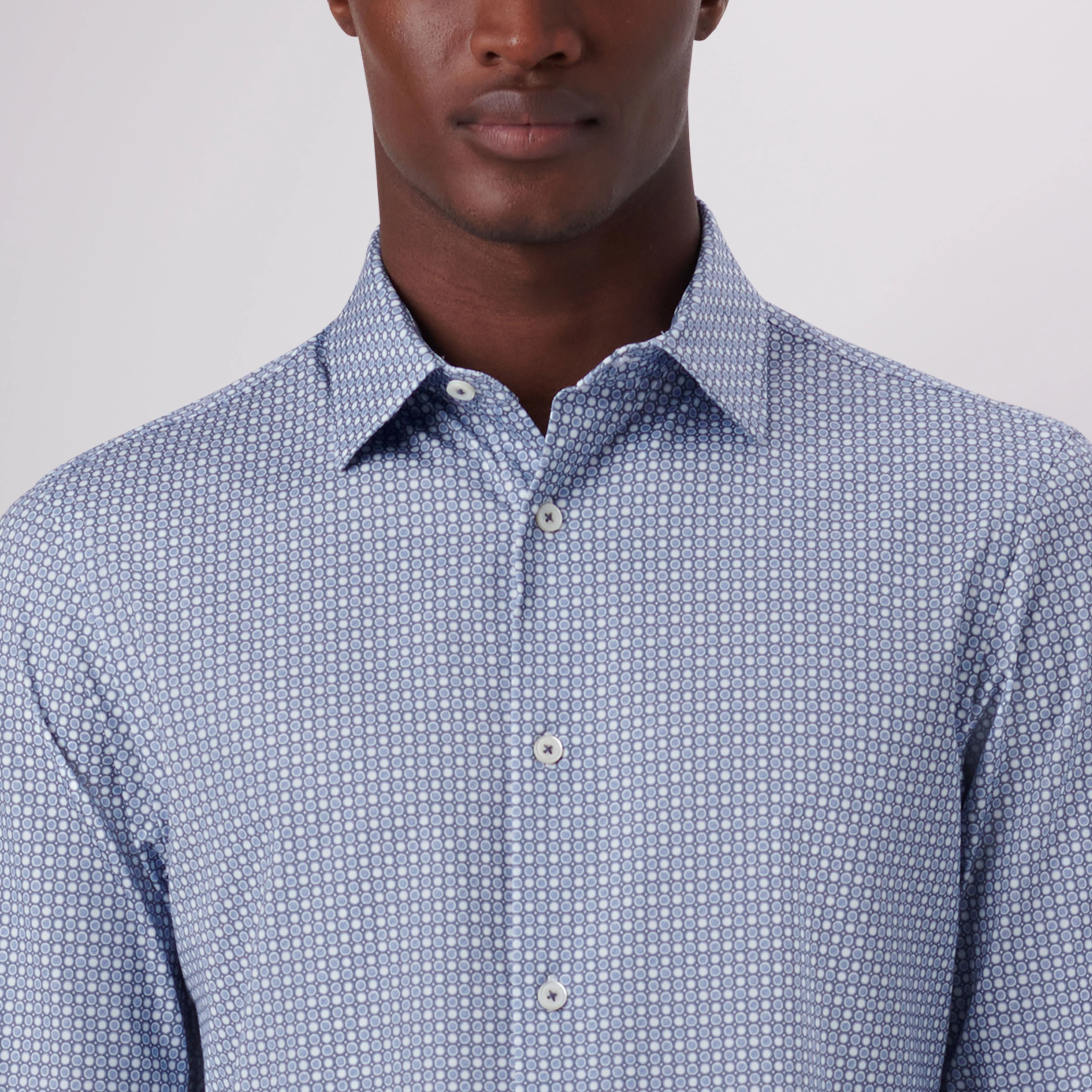 James Coin Dot Print OoohCotton Shirt