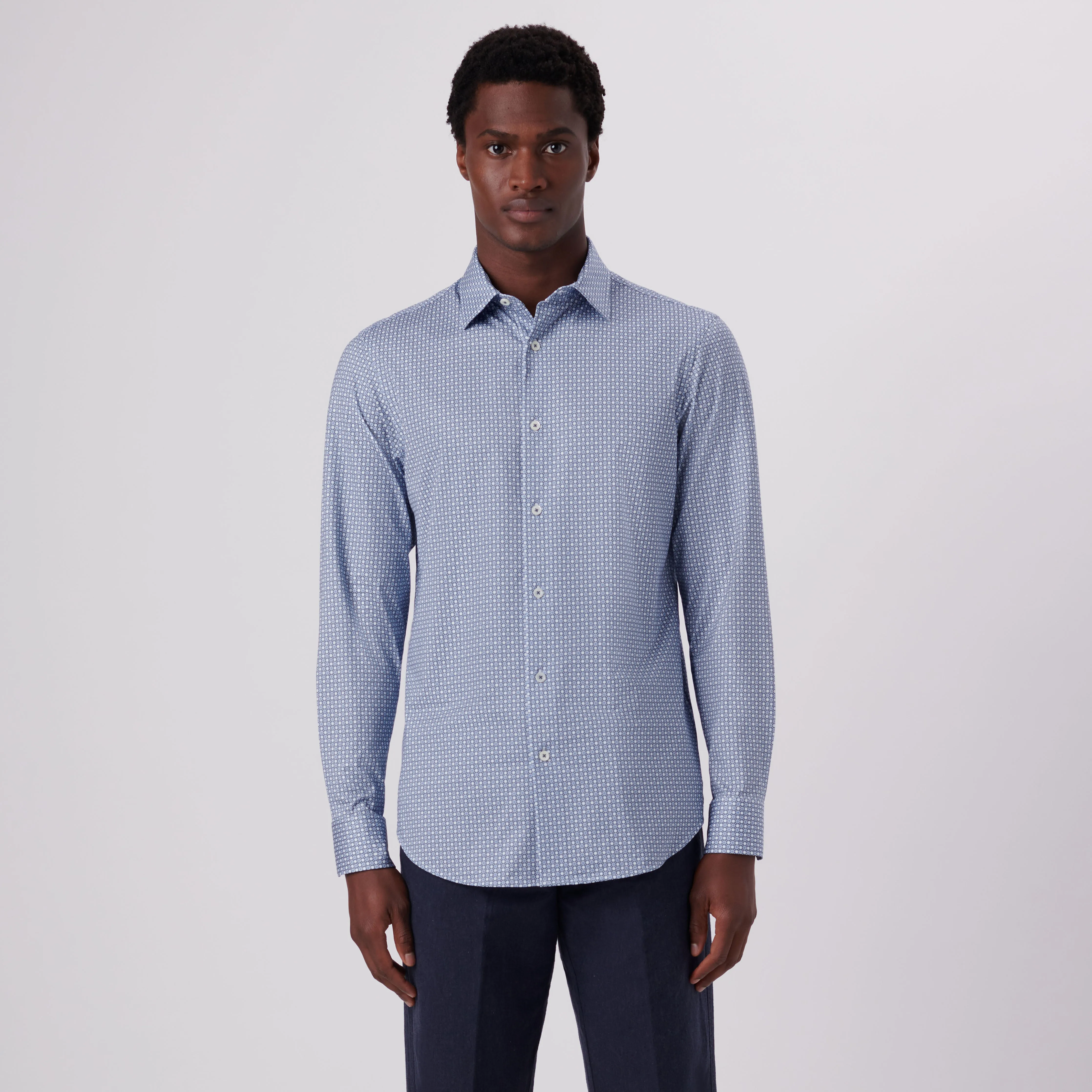 James Coin Dot Print OoohCotton Shirt