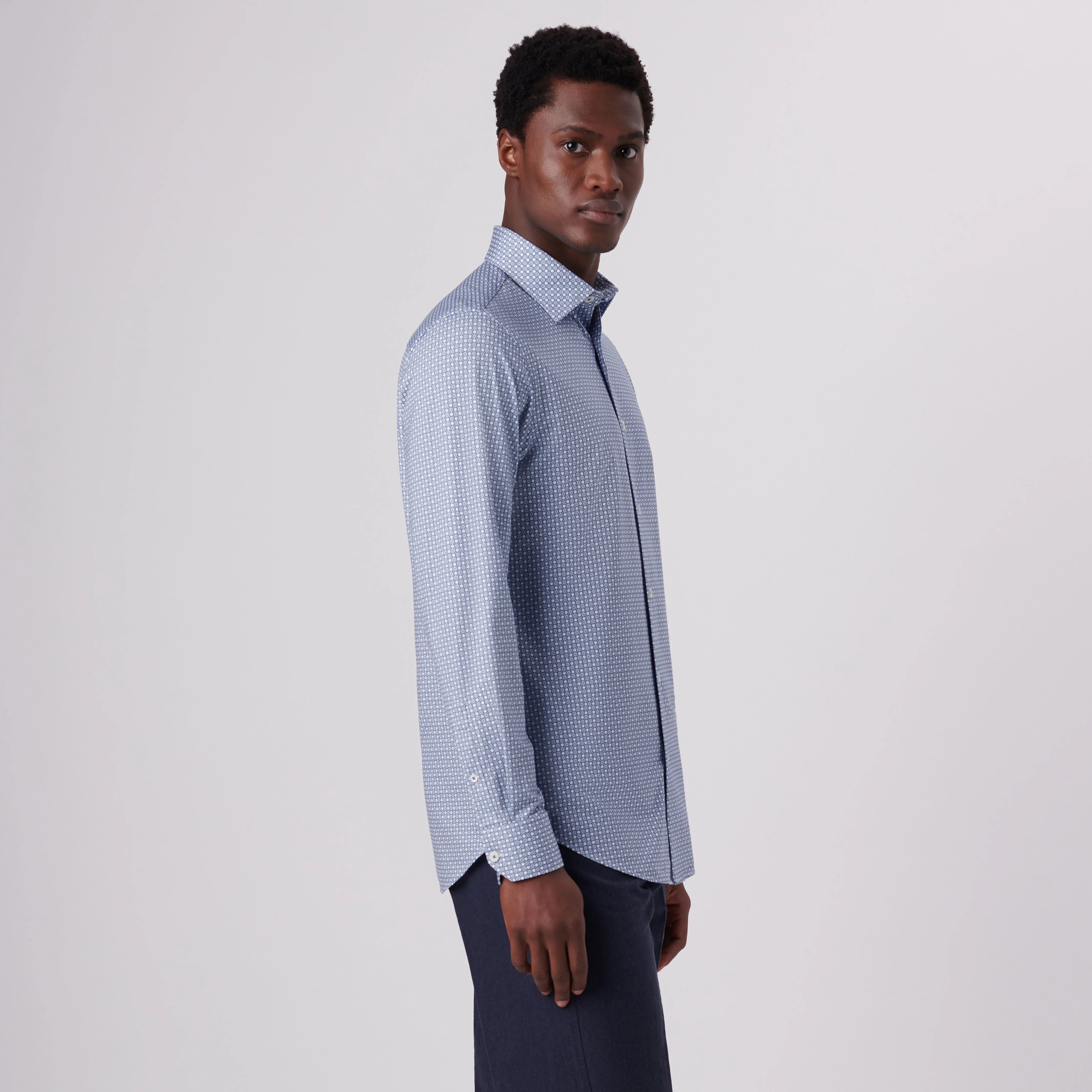 James Coin Dot Print OoohCotton Shirt